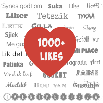 1000+likes